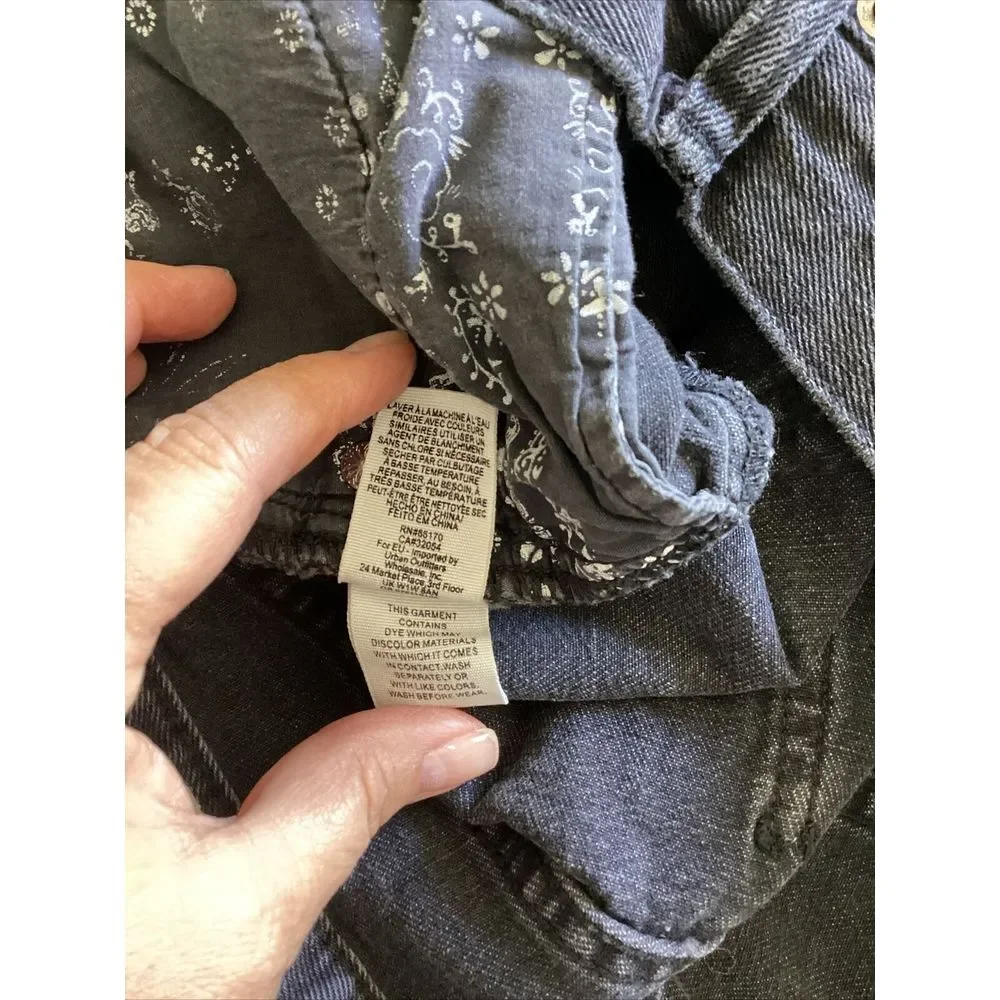 We The Free Regular High Rise Black Jeans Size 28